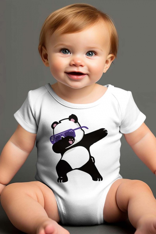 Outfits & Bodies Kid & Babies White Impression A La Demande I.A.L.D DAB PANDA   Efashion Paris