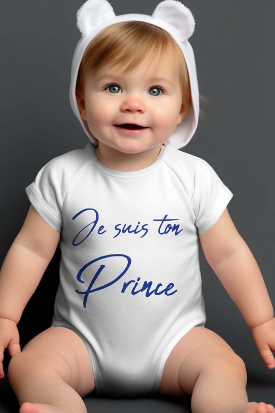 Completi & Bodies Bambini White Impression A La Demande I.A.L.D JE SUIS TON PRINCE Efashion Paris