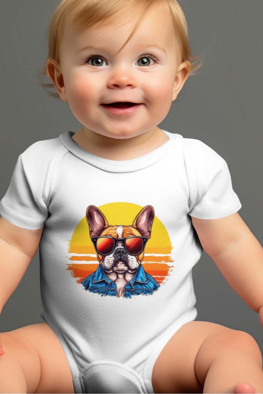 Ensembles & Bodies Enfant & Bébé  Blanc Impression A La Demande I.A.L.D DOG BOGOSS 2 Efashion Paris