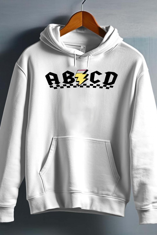 Hauts Enfant & Bébé  Gris Impression A La Demande I.A.L.D ABCD - SWEAT CAPUCHE FILLE Efashion Paris