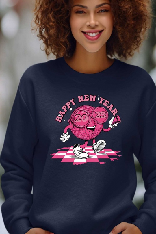 Sweats Women Navy blue Impression A La Demande I.A.L.D SADA25 - SWEAT COL ROND FEMME Efashion Paris