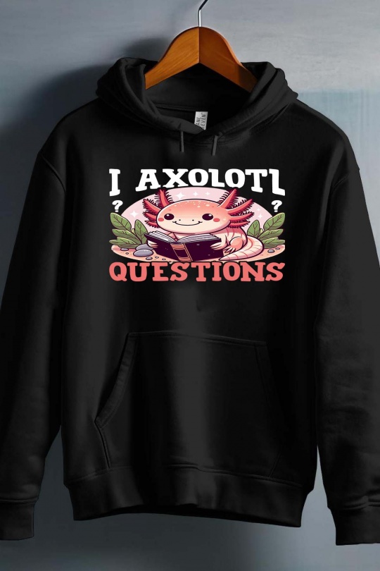 Hauts Enfant & Bébé  Blanc Impression A La Demande I.A.L.D AXOLOTL READ - SWEAT CAPUCHE FILLE Efashion Paris