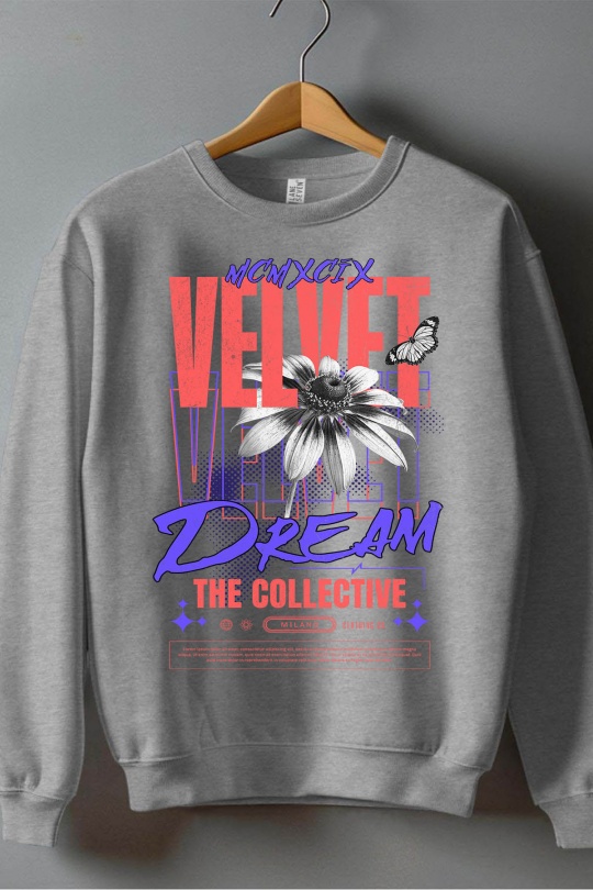 Jumpers Men Grey Impression A La Demande I.A.L.D VELVET DREAM - SWEAT COL ROND HOMME Efashion Paris