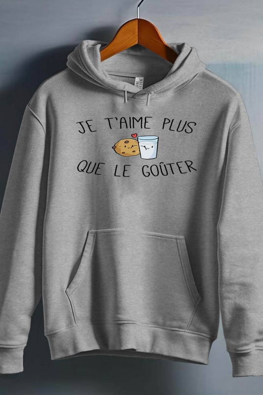 Jumpers Men Black Impression A La Demande I.A.L.D AIME PLUS GOUTER - SWEAT CAPUCHE HOMME Efashion Paris