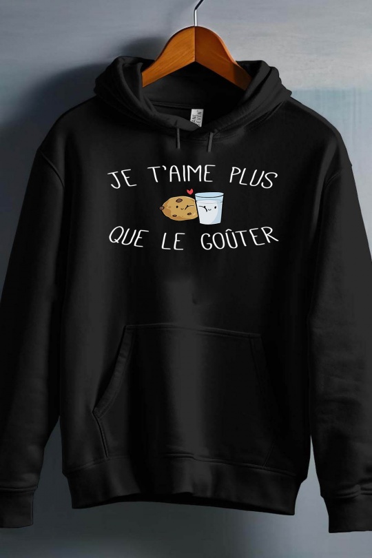 Jumpers Men Black Impression A La Demande I.A.L.D AIME PLUS GOUTER - SWEAT CAPUCHE HOMME Efashion Paris