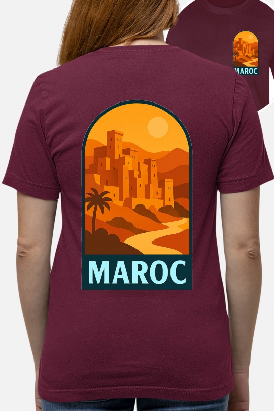 T-shirts Women White Impression A La Demande I.A.L.D MAROC POPVOYAGE - TSHIRT FEMME Efashion Paris