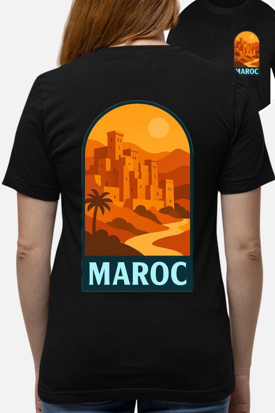 T-shirts Women White Impression A La Demande I.A.L.D MAROC POPVOYAGE - TSHIRT FEMME Efashion Paris