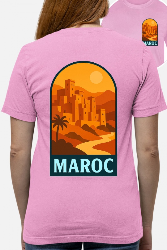 T-shirts Women White Impression A La Demande I.A.L.D MAROC POPVOYAGE - TSHIRT FEMME Efashion Paris