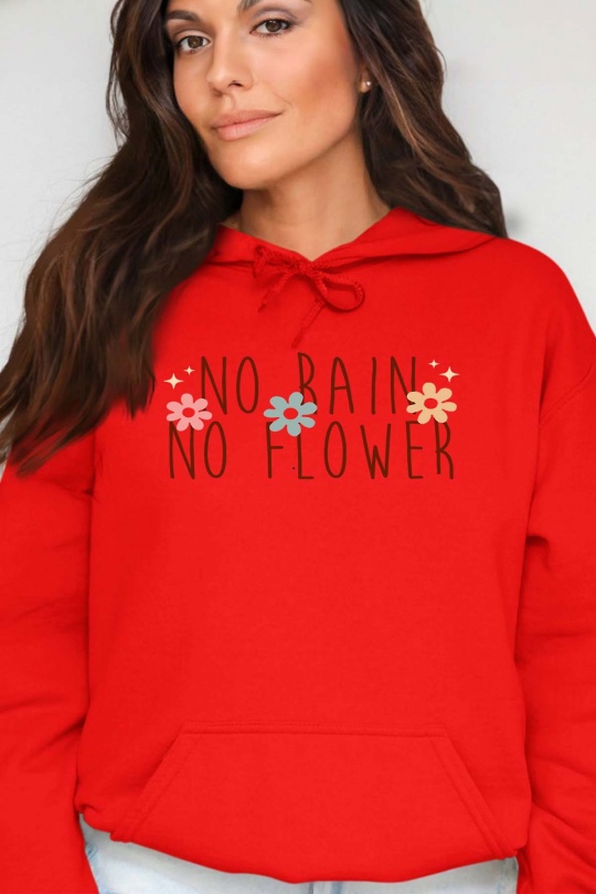 Felpa Donna Red Impression A La Demande I.A.L.D NORAIN FLOWER - SWEAT CAPUCHE FEMME Efashion Paris