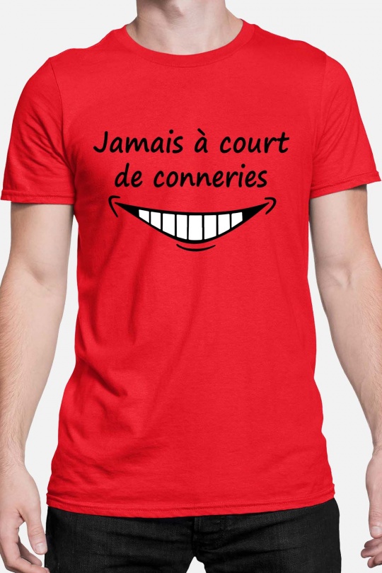 T-shirts Homme Rouge Impression A La Demande I.A.L.D COURT CONNERIES - TSHIRT HOMME Efashion Paris