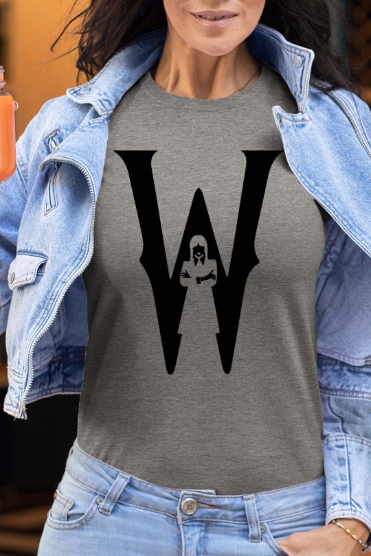 T-shirts Women Grey Impression A La Demande I.A.L.D MAJUSCULE WEDNESDAY - TSHIRT FEMME Efashion Paris