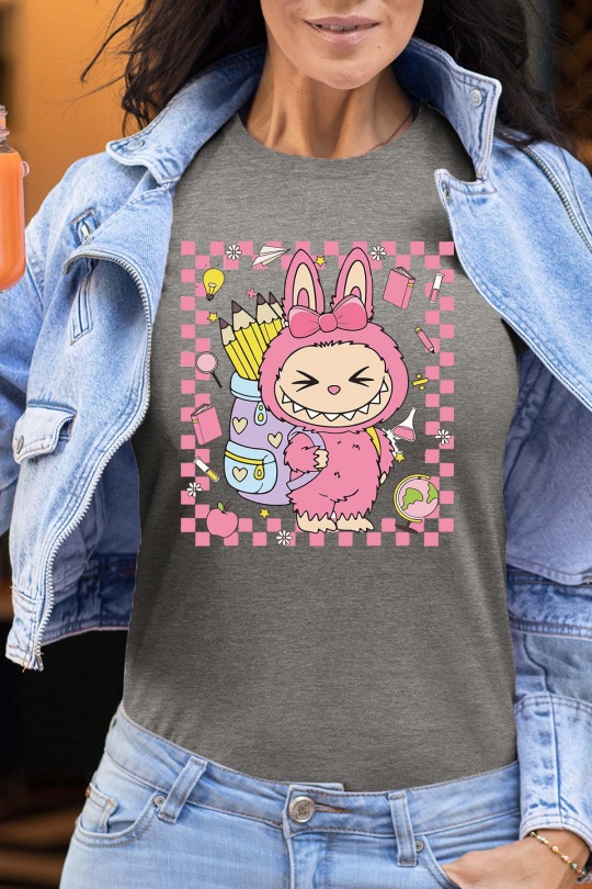 T-shirts Femme Gris Impression A La Demande I.A.L.D GIRL BUB - TSHIRT FEMME Efashion Paris