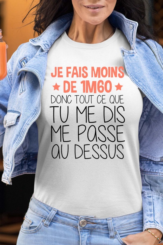 T-shirts Women Grey Impression A La Demande I.A.L.D MOINS DE 1M60 - TSHIRT FEMME Efashion Paris