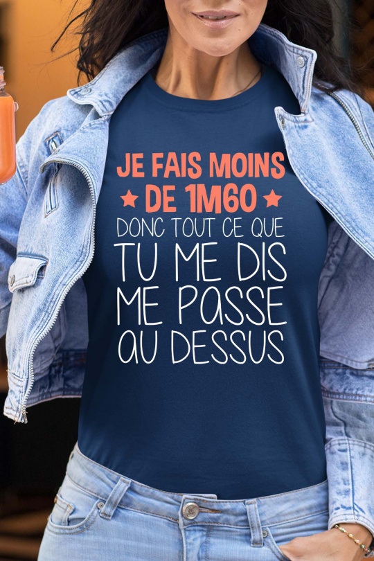 T-shirts Women Grey Impression A La Demande I.A.L.D MOINS DE 1M60 - TSHIRT FEMME Efashion Paris