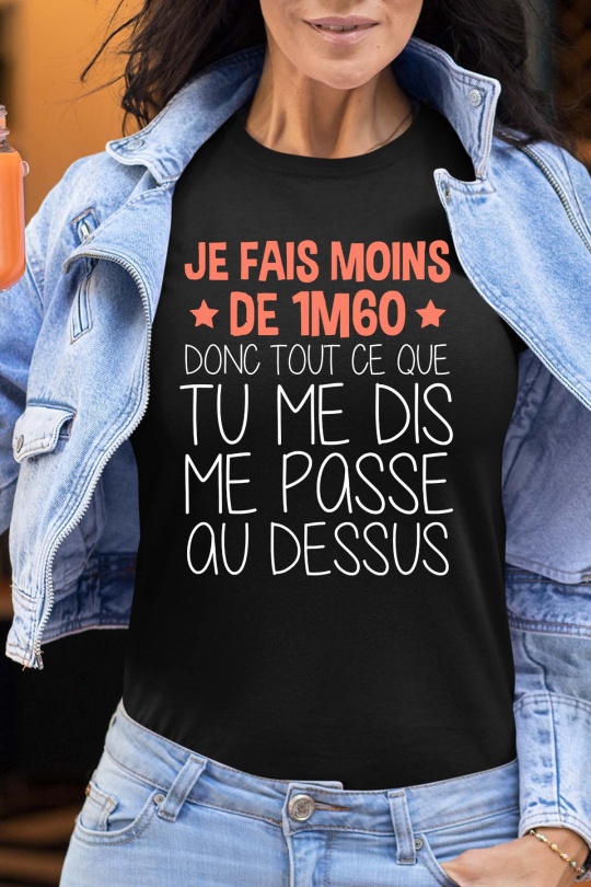 T-shirts Women Grey Impression A La Demande I.A.L.D MOINS DE 1M60 - TSHIRT FEMME Efashion Paris