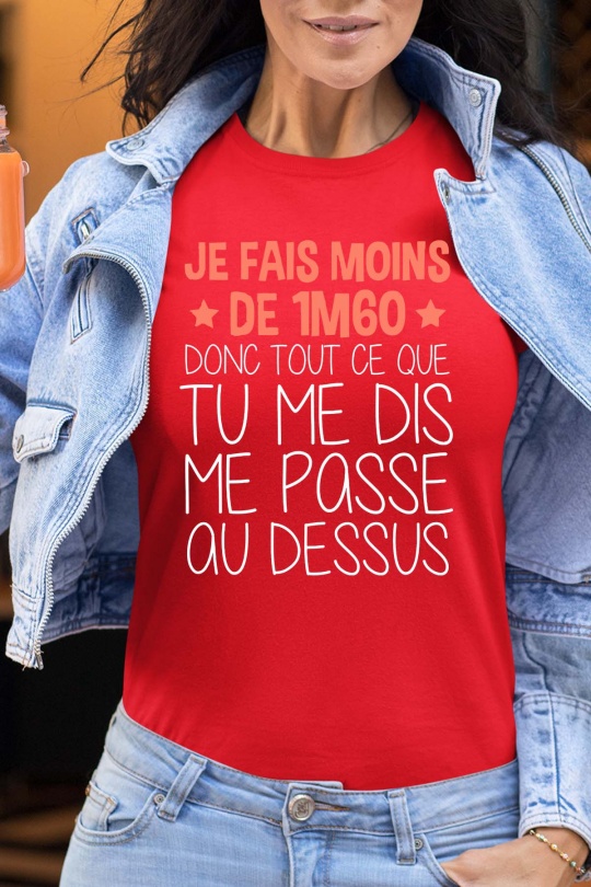 T-shirts Women Grey Impression A La Demande I.A.L.D MOINS DE 1M60 - TSHIRT FEMME Efashion Paris