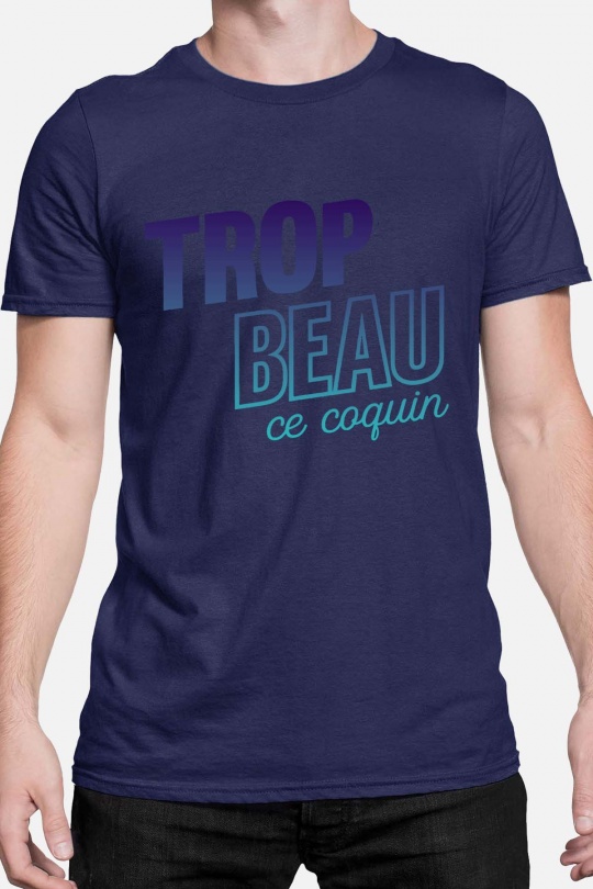 T-shirts Men Red Impression A La Demande I.A.L.D TROP BEAU COQUIN - TSHIRT HOMME Efashion Paris