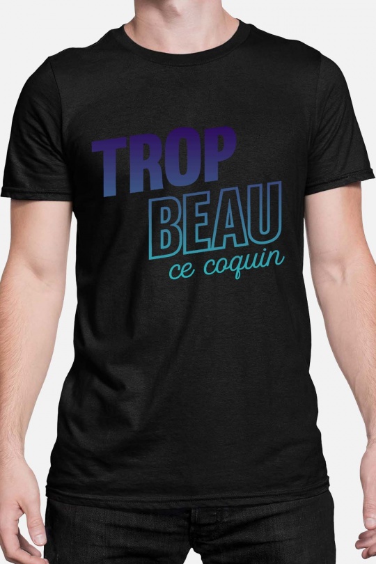 T-shirts Men Red Impression A La Demande I.A.L.D TROP BEAU COQUIN - TSHIRT HOMME Efashion Paris