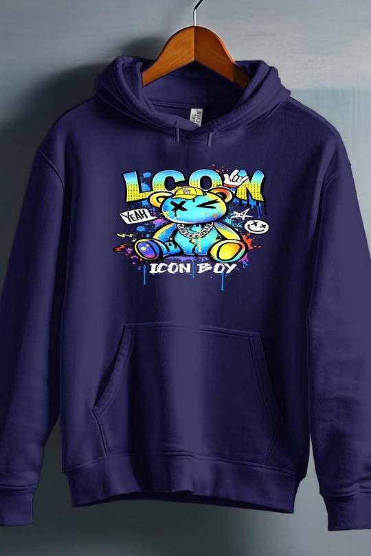 Jumpers Men White Impression A La Demande I.A.L.D LCOM BOY - SWEAT CAPUCHE HOMME Efashion Paris