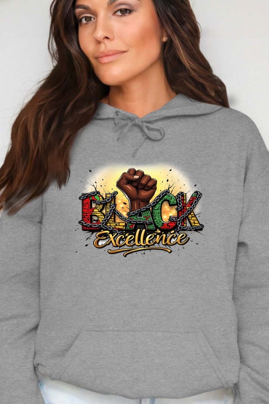 Sweats Femme Blanc Impression A La Demande I.A.L.D BLACK EX CHAIN - SWEAT CAPUCHE FEMME Efashion Paris