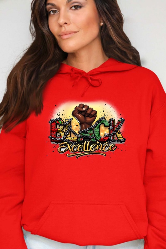 Sweats Femme Blanc Impression A La Demande I.A.L.D BLACK EX CHAIN - SWEAT CAPUCHE FEMME Efashion Paris