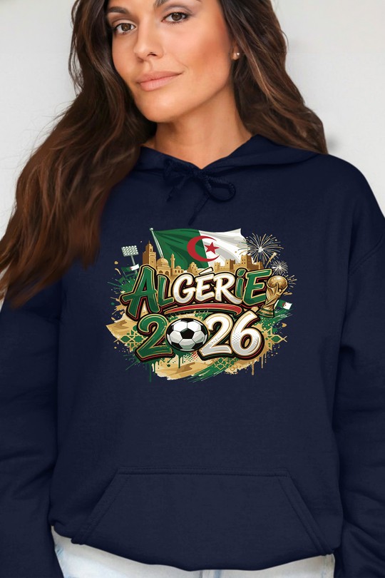 Sweats Femme Noir Impression A La Demande I.A.L.D Cdm26algerie - Sweat Capuche Femme Efashion Paris