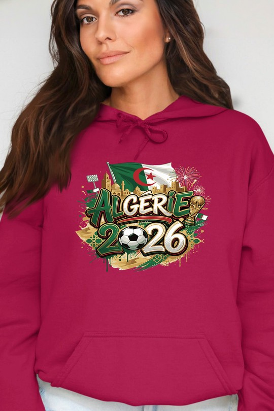 Sweats Femme Noir Impression A La Demande I.A.L.D Cdm26algerie - Sweat Capuche Femme Efashion Paris