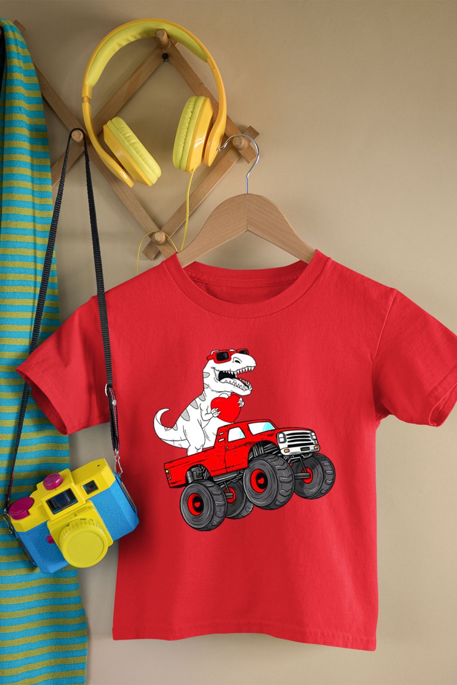 Camisetas Niño y bébé  Red Impression A La Demande I.A.L.D 4X4 DINO #c Efashion Paris