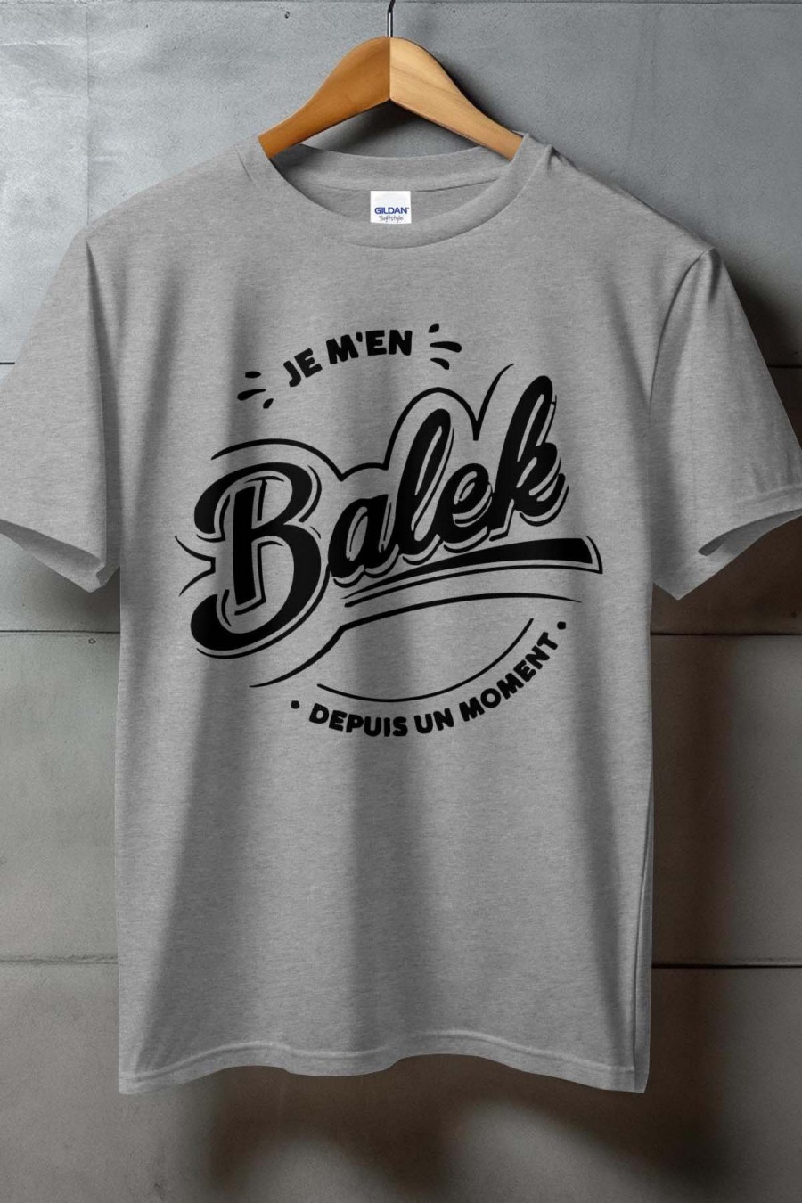 T-shirts Homme Gris Impression A La Demande I.A.L.D JMEN BALEK #c Efashion Paris