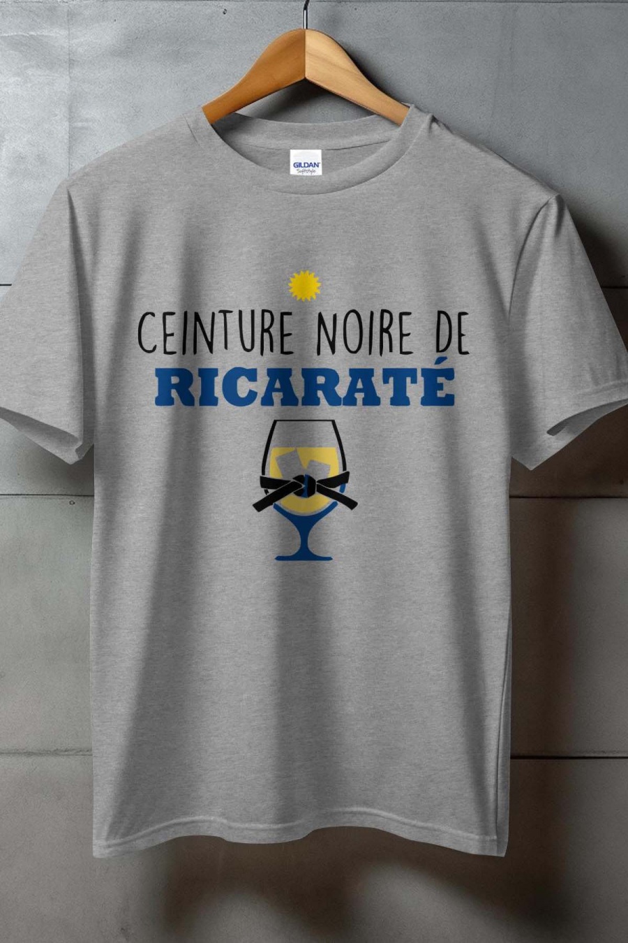 T-shirts Homme Gris Impression A La Demande I.A.L.D RICARATÉ  #c Efashion Paris