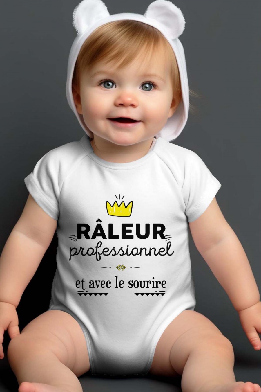 Ensembles & Bodies Enfant & Bébé  Blanc Impression A La Demande I.A.L.D RALEUR PRO #c Efashion Paris