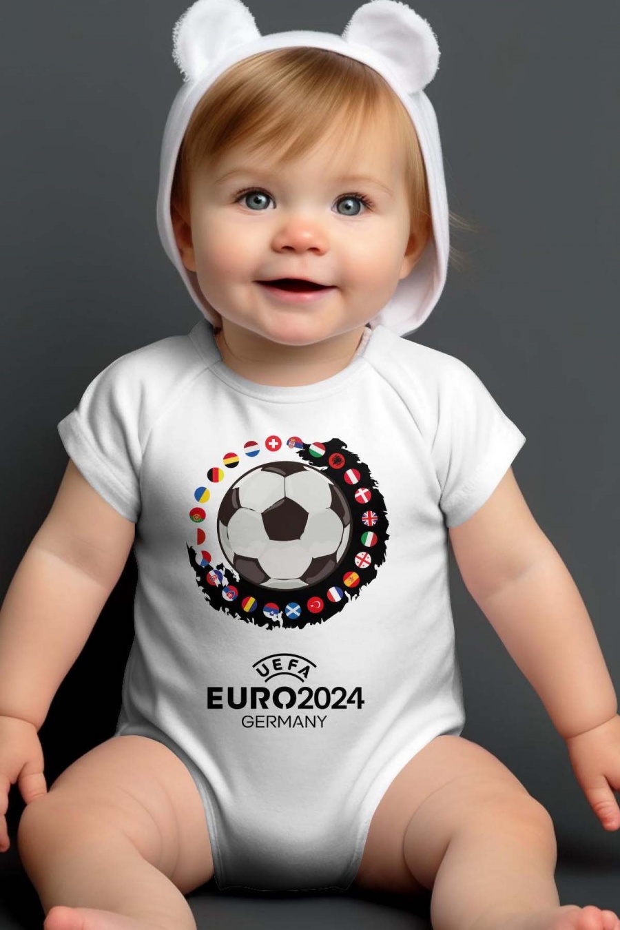 Ensembles & Bodies Enfant & Bébé  Blanc Impression A La Demande I.A.L.D EURO MULTI #c Efashion Paris