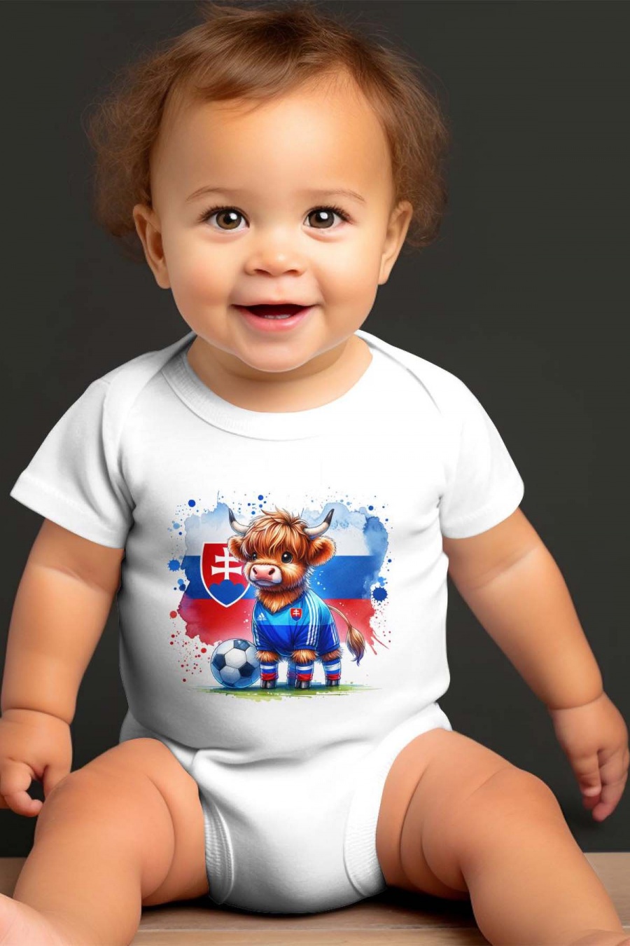 Ensembles & Bodies Enfant & Bébé  Blanc Impression A La Demande I.A.L.D SLOVENSKO COW #c Efashion Paris