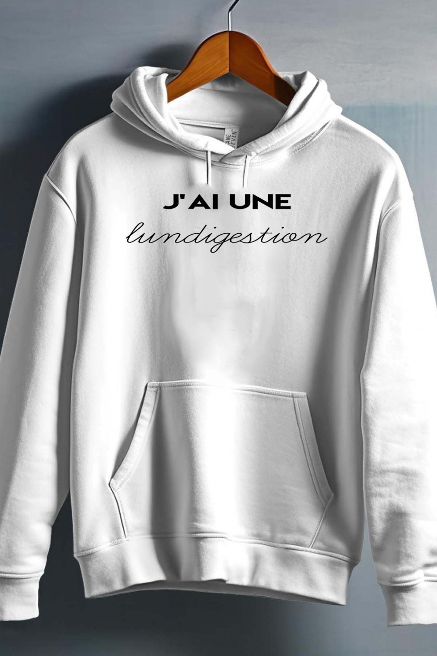 Jerséis Hombre White Impression A La Demande I.A.L.D LUNDIGESTION - SWEAT CAPUCHE HOMME #c Efashion Paris