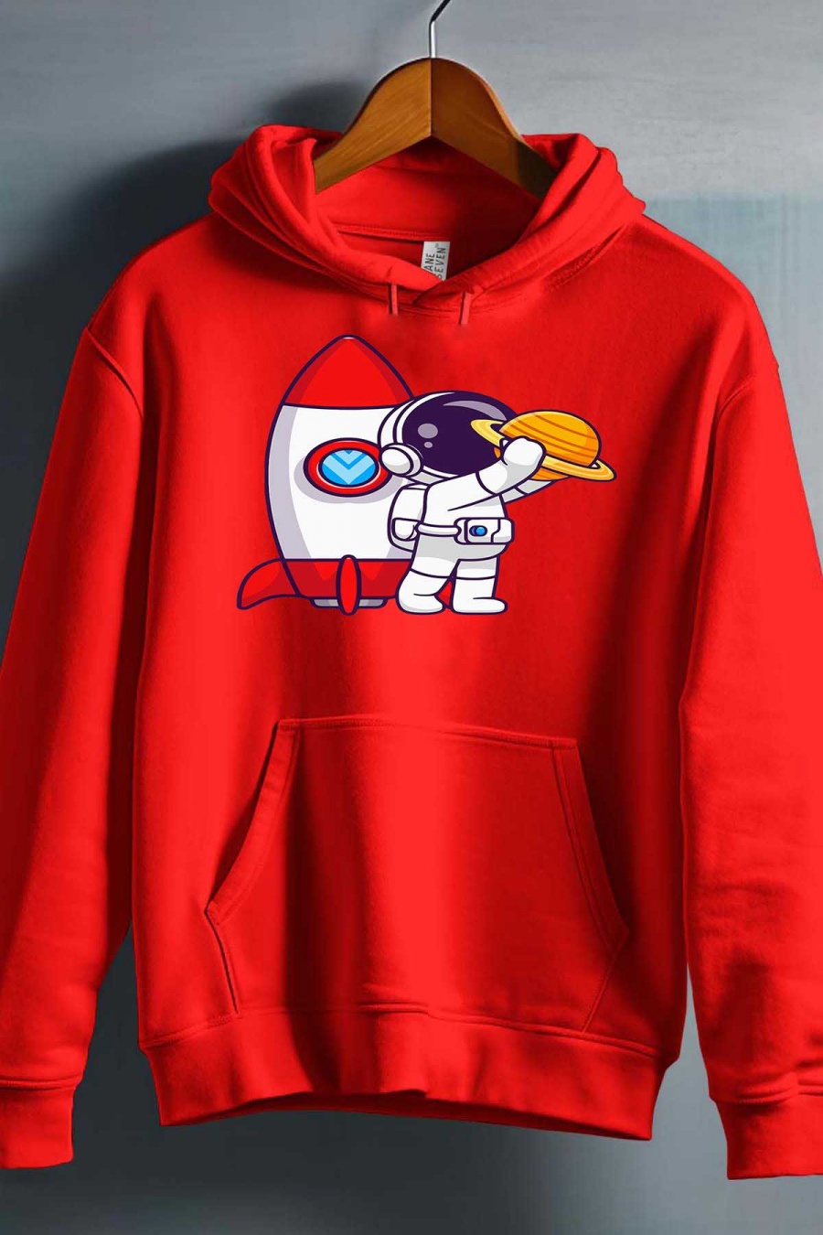Hauts Enfant & Bébé  Rouge Impression A La Demande I.A.L.D DECOLLAGE FUSÉE - SWEAT CAPUCHE GARÇON #c Efashion Paris
