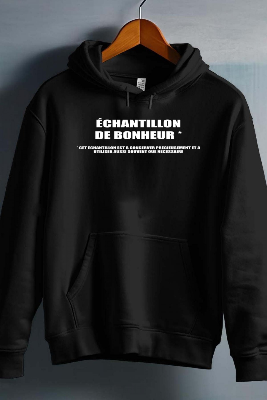 Jerséis Hombre Black Impression A La Demande I.A.L.D ECHANTILLON BONHEUR - SWEAT CAPUCHE HOMME #c Efashion Paris