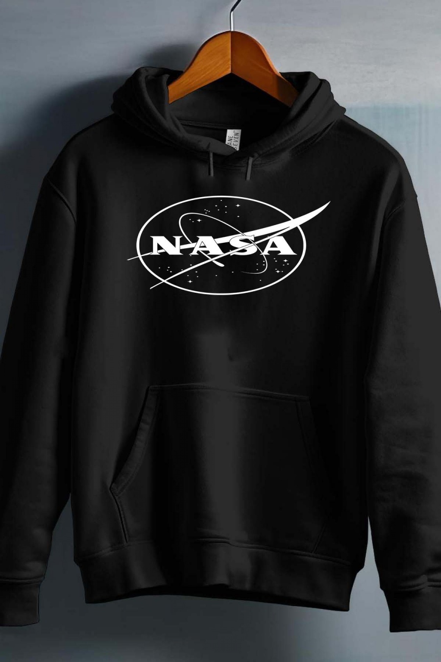 Jumpers Men Black Impression A La Demande I.A.L.D N&B NASA - SWEAT CAPUCHE HOMME #c Efashion Paris
