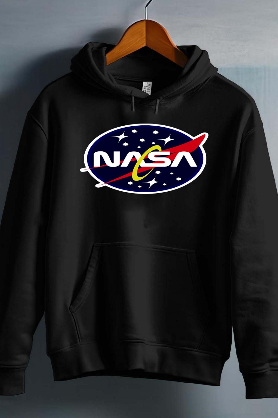 Jumpers Men Black Impression A La Demande I.A.L.D NASA COULEUR - SWEAT CAPUCHE HOMME #c Efashion Paris