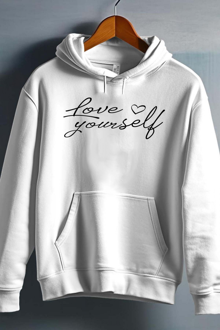Hauts Enfant & Bébé  Rose Impression A La Demande I.A.L.D LOVE YOURSELF - SWEAT CAPUCHE FILLE #c Efashion Paris