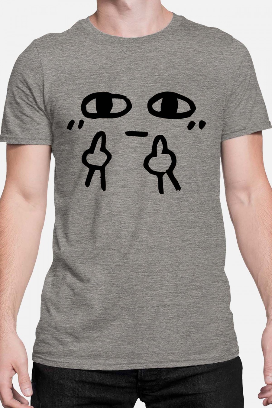T-shirts Homme Gris Impression A La Demande I.A.L.D BB INSOLENT - TSHIRT HOMME #c Efashion Paris