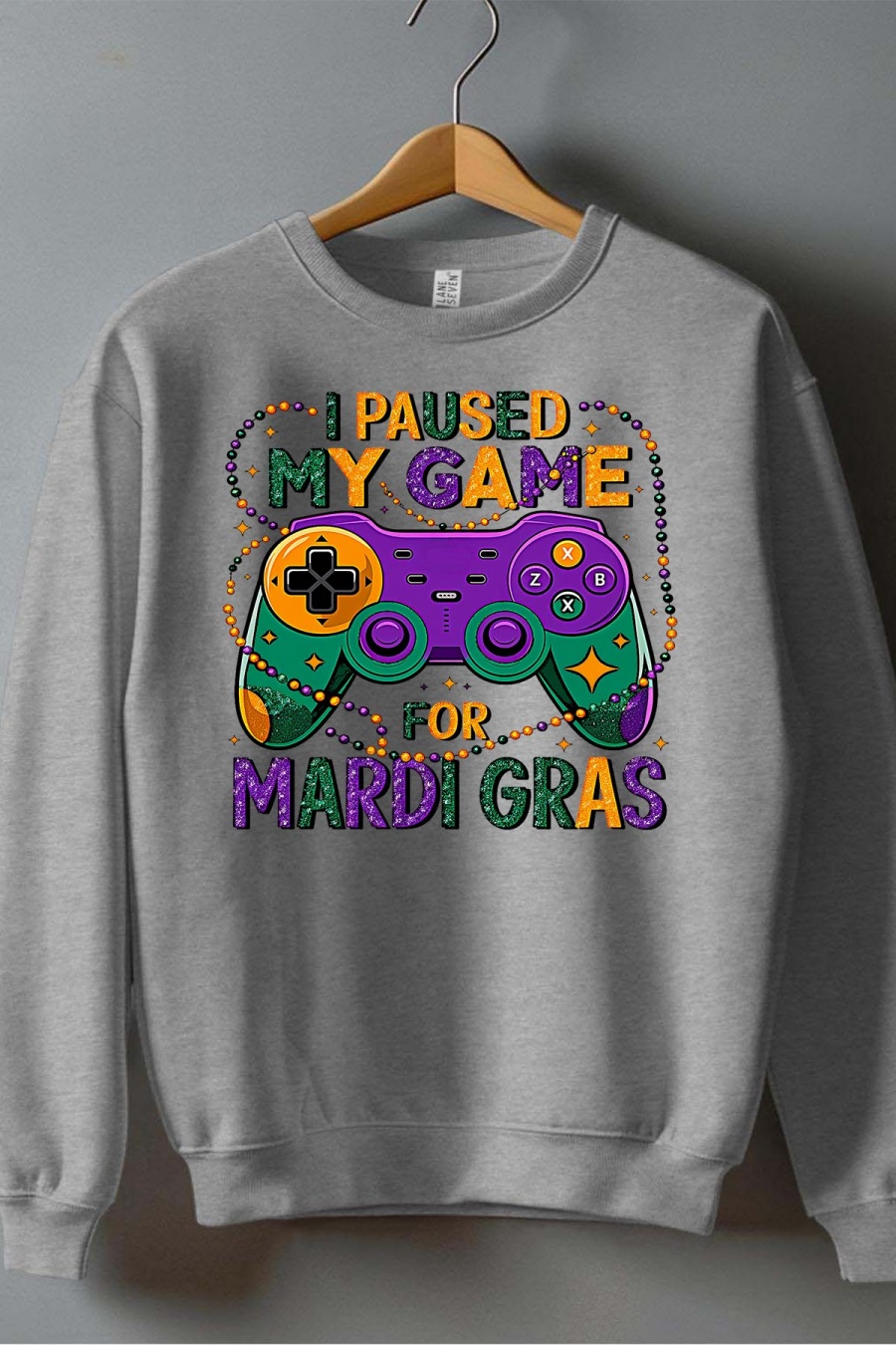 Camisetas Niño y bébé  Grey Impression A La Demande I.A.L.D MARDI GAMER GRAS - SWEAT COL ROND GARÇON #c Efashion Paris