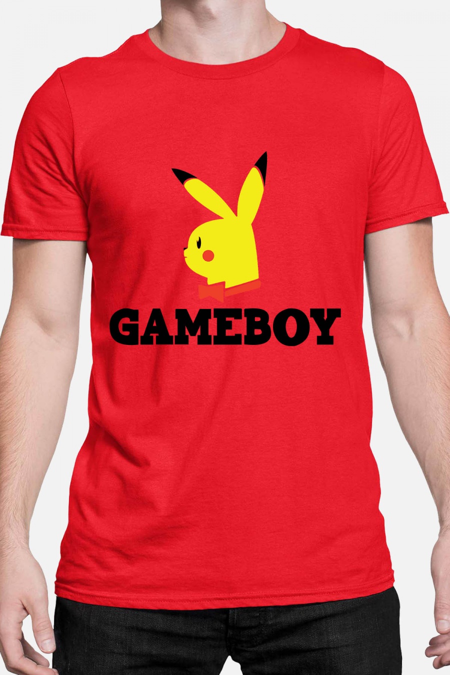 T-shirts Men Red Impression A La Demande I.A.L.D PLAY GAMEBOY - TSHIRT HOMME #c Efashion Paris