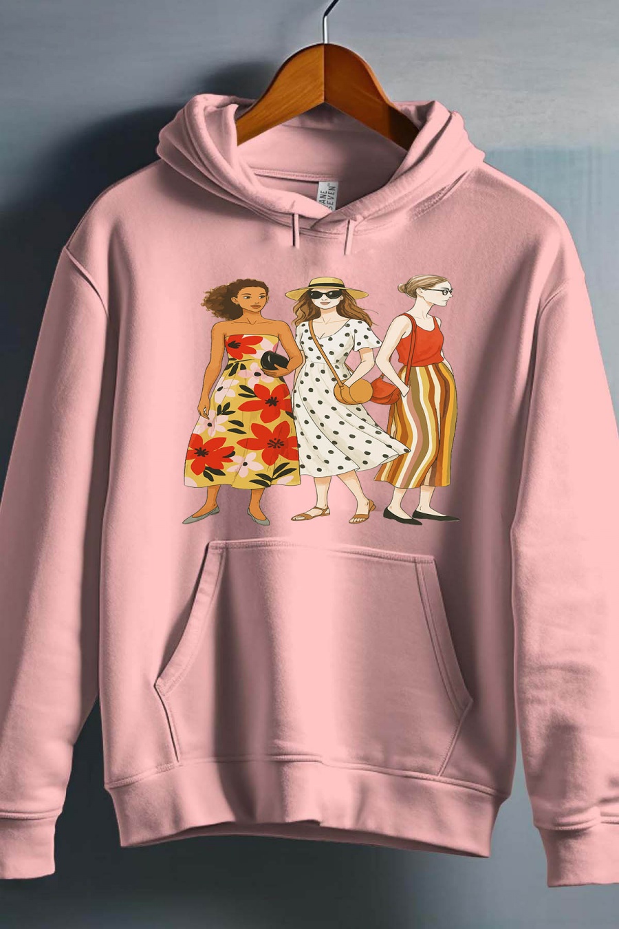 Hauts Enfant & Bébé  Rose Impression A La Demande I.A.L.D MODE ÉLÉGANTE - SWEAT CAPUCHE FILLE #c Efashion Paris
