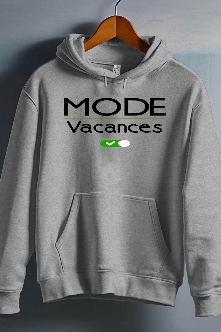 Hauts Enfant & Bébé  Gris Impression A La Demande I.A.L.D MODE VACANCES - SWEAT CAPUCHE FILLE #c Efashion Paris
