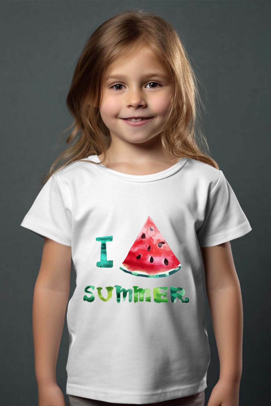 Camisetas Niño y bébé  White Impression A La Demande I.A.L.D PASTEK SUMMER - TSHIRT FILLE #c Efashion Paris