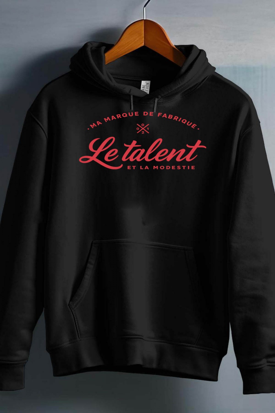 Hauts Enfant & Bébé  Noir Impression A La Demande I.A.L.D LE TALENT MARQUE - SWEAT CAPUCHE GARÇON #c Efashion Paris