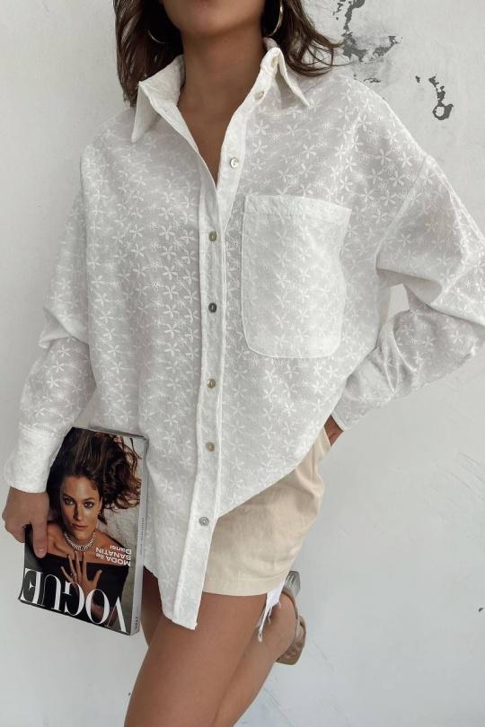 Camisas Mujer White FENOMEN CHE-2012-BLANC Efashion Paris