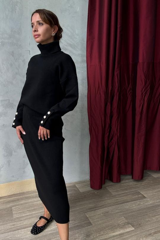 Sets Women Black FENOMEN FTK-460 Efashion Paris