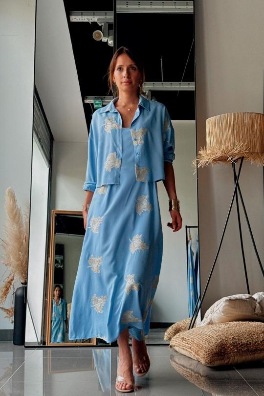 Ensembles Femme Bleu FENOMEN A-GTK001-533- Efashion Paris