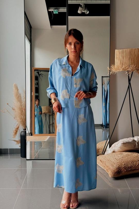 Ensembles Femme Bleu FENOMEN A-GTK001-533- Efashion Paris